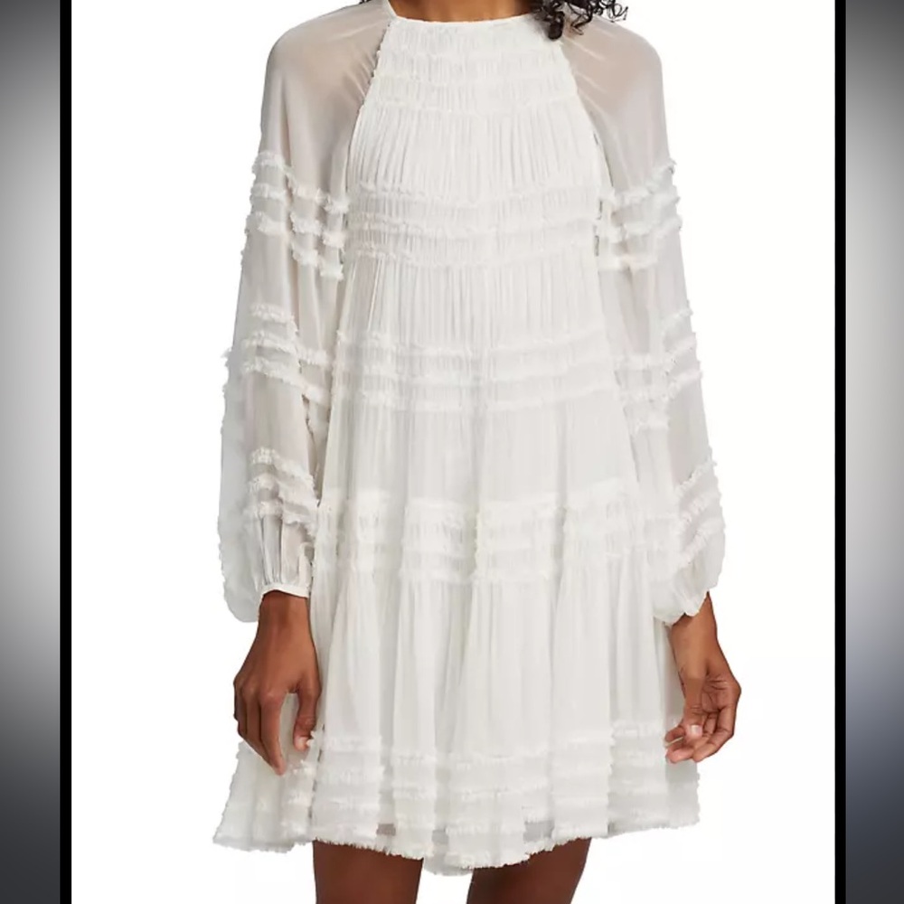 Magali Pascal, White Amelia Dress, M, NWT